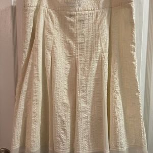 Style & Co cream skirt size 12